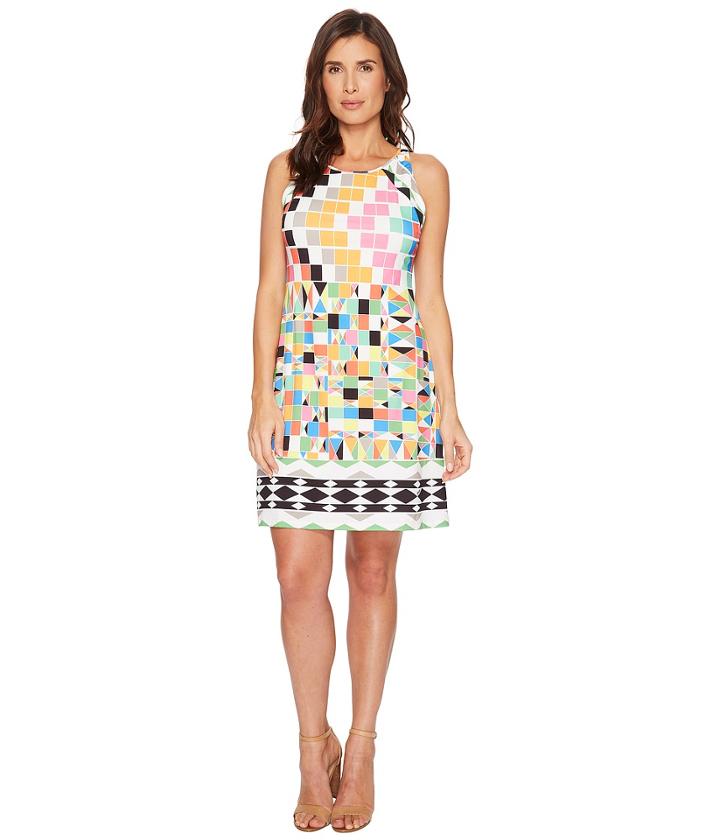 Hale Bob - Check Yourself Matte Microfiber Jersey Dress