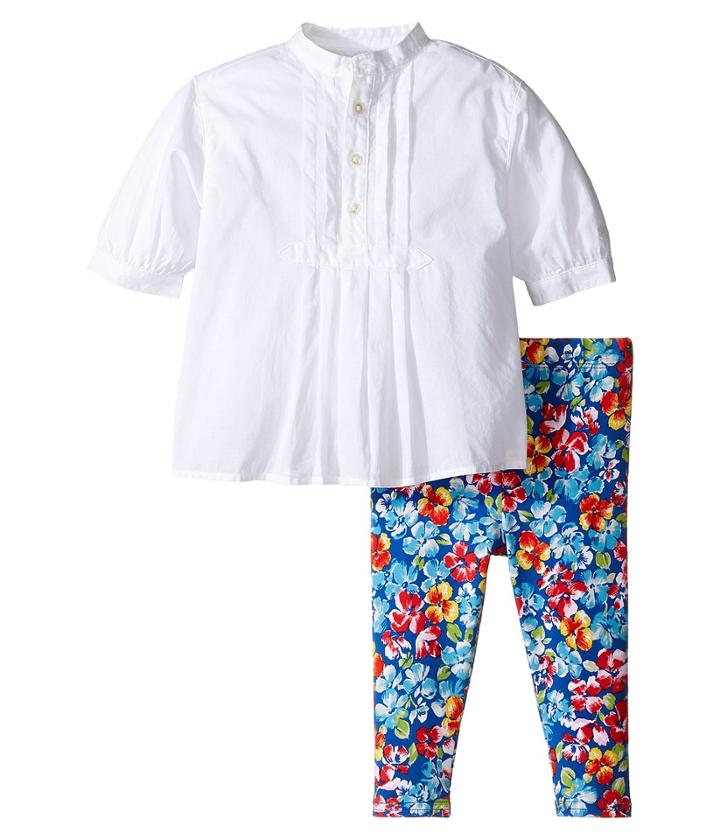 Ralph Lauren Baby - Cotton Jersey Pintuck Leggings Set