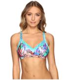 Luli Fama - Gorgeous Chaos Water Trim Trimmed V-top