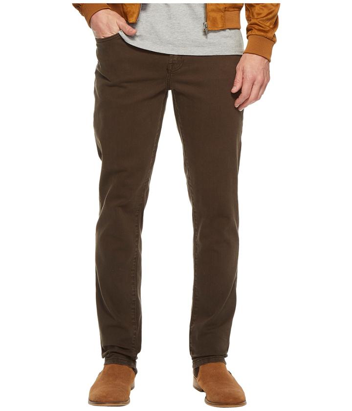 Liverpool - Slim Straight Stretch Denim Jeans In Black Olive