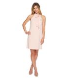 Vince Camuto - Sleeveless Halter A-line With Bow At Neck