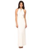 Laundry By Shelli Segal - Matte Jersey Gown W/ Necklace Detail