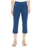 Fdj French Dressing Jeans - D-lux Denim Pull-on Capris In Denim