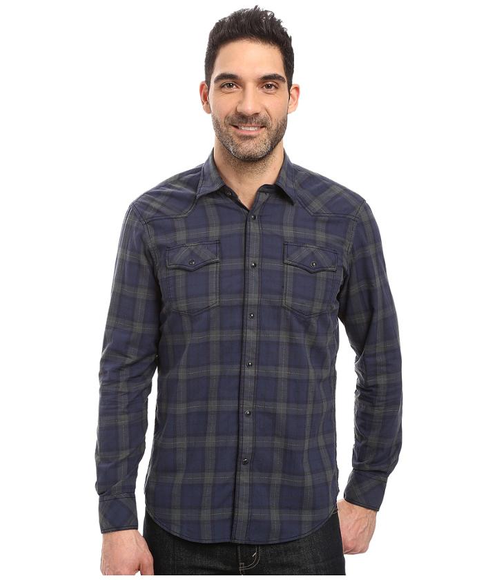 James Campbell - Long Sleeve Woven Scot Vaquero