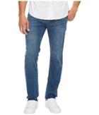 Perry Ellis - Slim Fit Stretch Five-pocket Denim In Medium Indigo