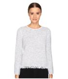 Theory - Vendala Inlay Tweed Sweater