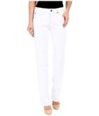 Miraclebody Jeans - Five-pocket Abby Straight Leg Jeans In White