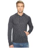 John Varvatos Star U.s.a. - Space Dyed Pullover Hoodie Sweater With Metal Tipped Drawcord Y1477t1b