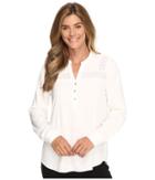 Calvin Klein - Long Sleeve Top W/ Lace Yoke