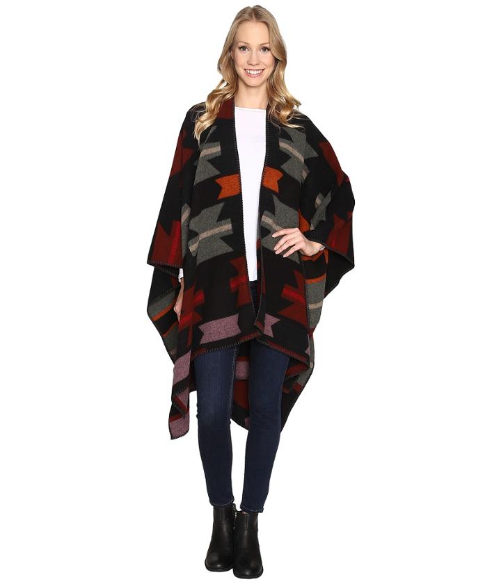 Woolrich - Forest Ridge Jacquard Poncho