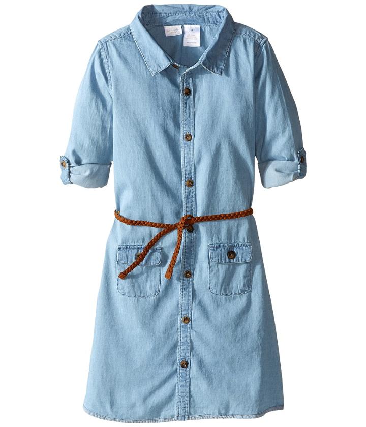 Kardashian Kids - Chambray Pocket Shirtdress