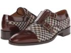 Etro - Houndstooth And Leather Double Monk