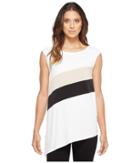 Calvin Klein - Sleeveless Angle Bottom Top With Stripe