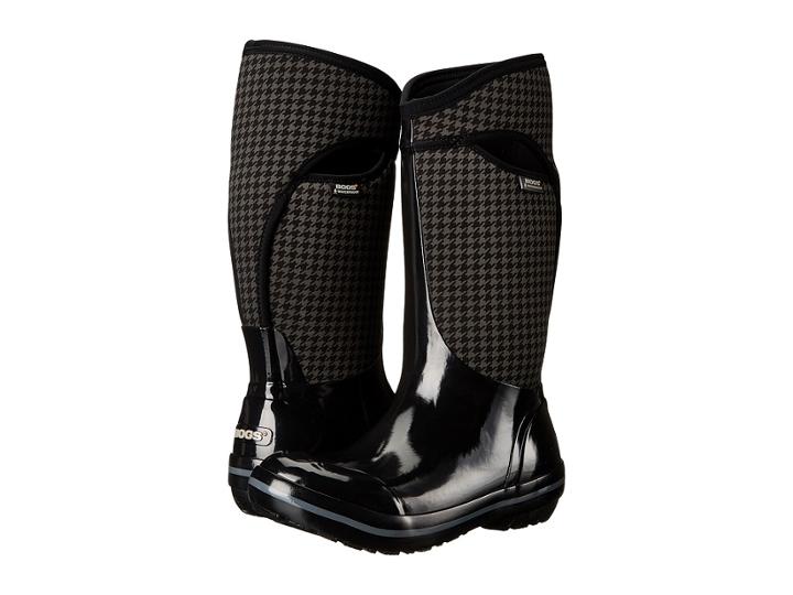 Bogs - Plimsoll Houndstooth Tall