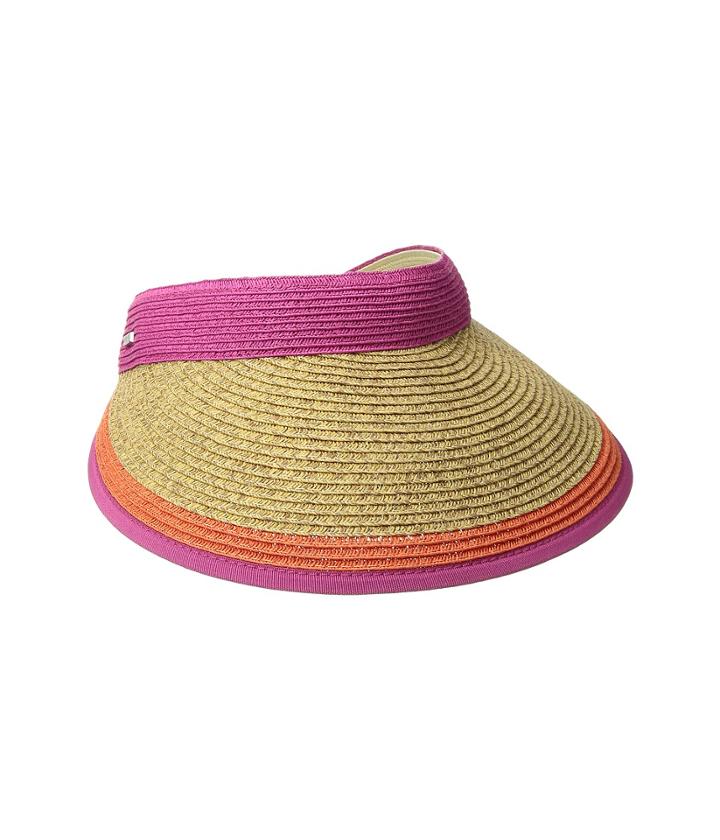 San Diego Hat Company - Ubv047 Visor With Contrast Color Stripe And Adjustable Back