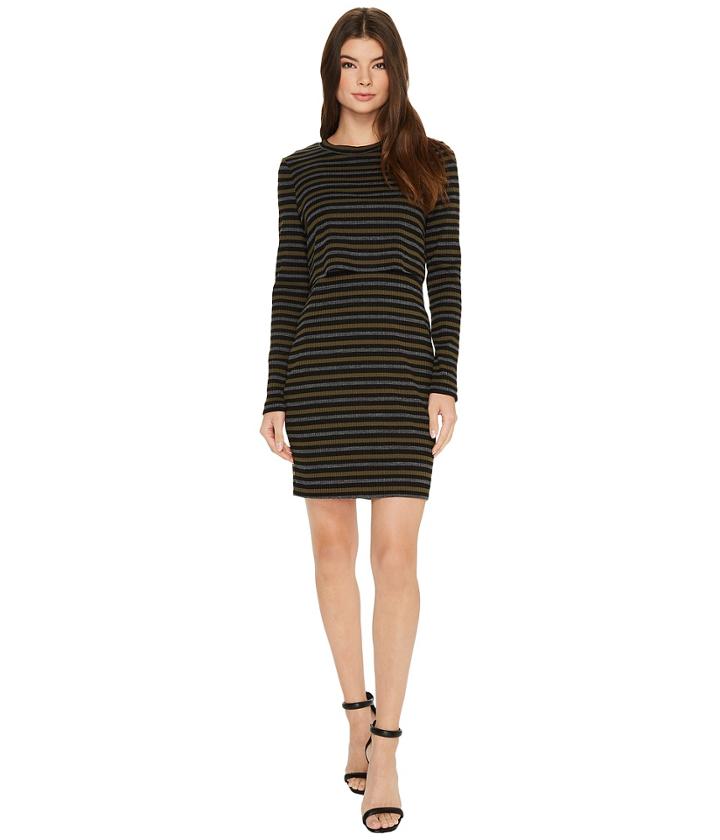Nicole Miller - Twofer Vintage Striped Dress