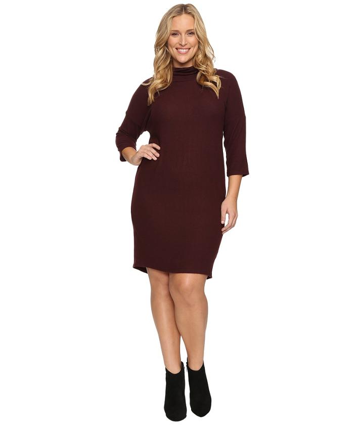 B Collection By Bobeau Curvy - Plus Size Cozy Dress