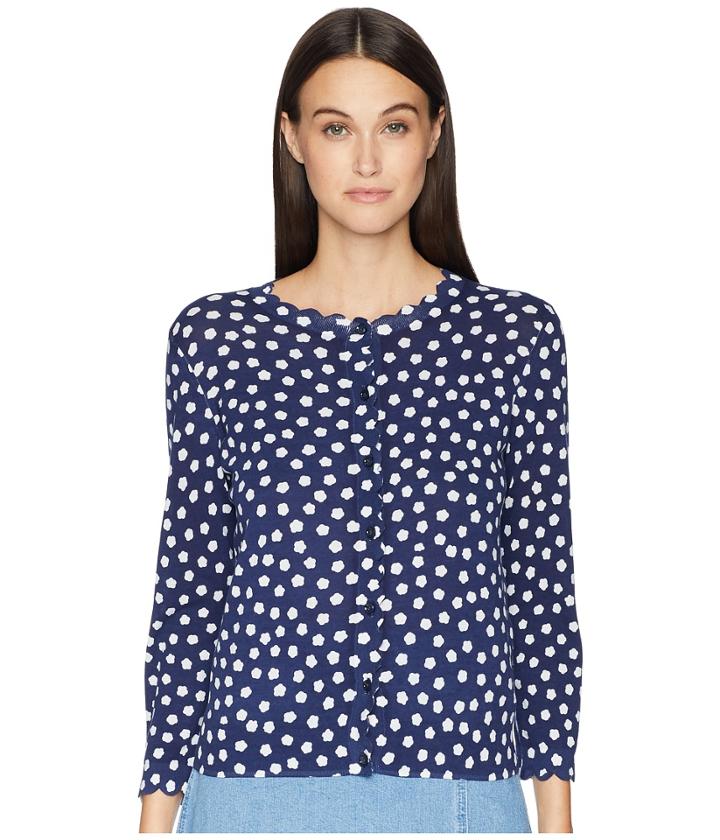 Kate Spade New York - Cloud Dot Scallop Cardigan