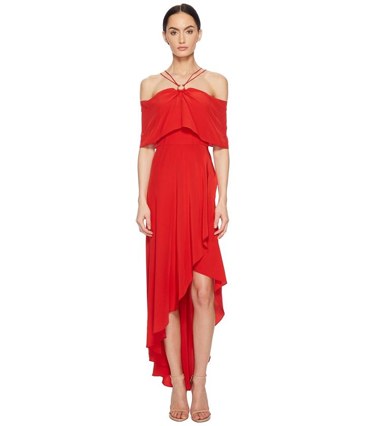 Yigal Azrouel - Cold Shoulder Crepe Dress