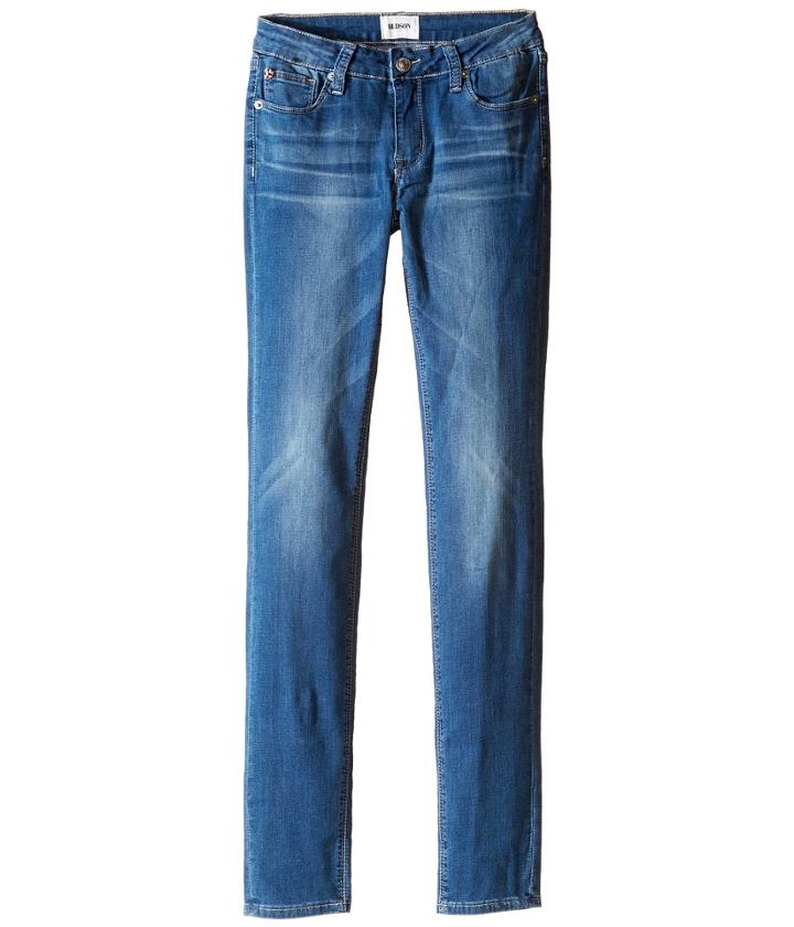 Hudson Kids - Dolly Skinny Five-pocket Skinny Superstretch In Feather Blue