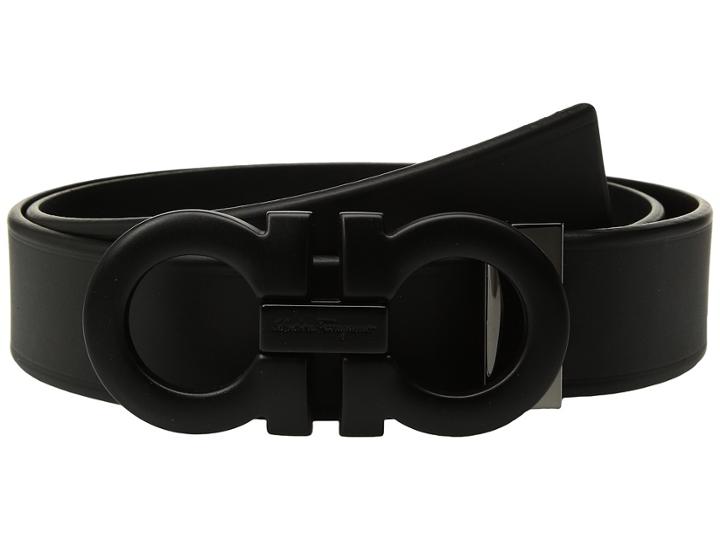Salvatore Ferragamo - Adjustable Tonal Gancini Belt - 679673