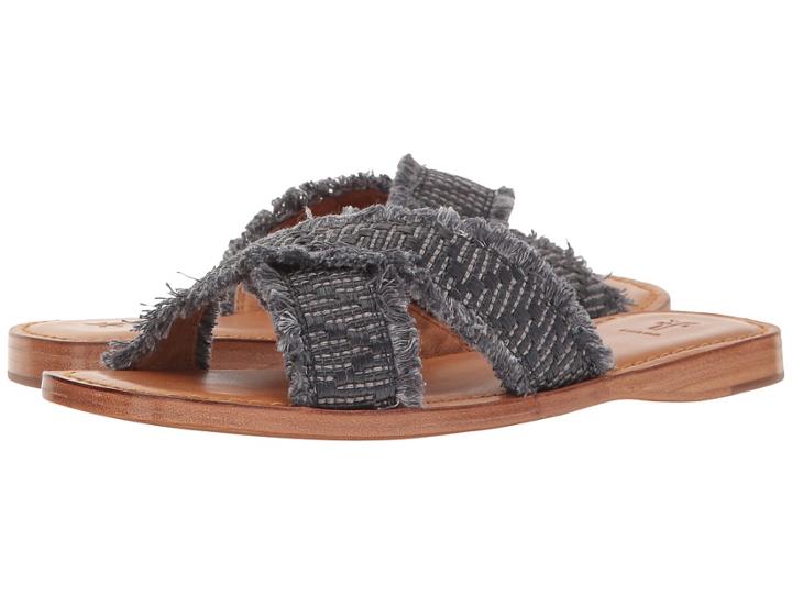 Frye - Hayley Frayed Slide