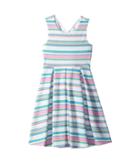Us Angels - Textured Striped Print Knit Dress
