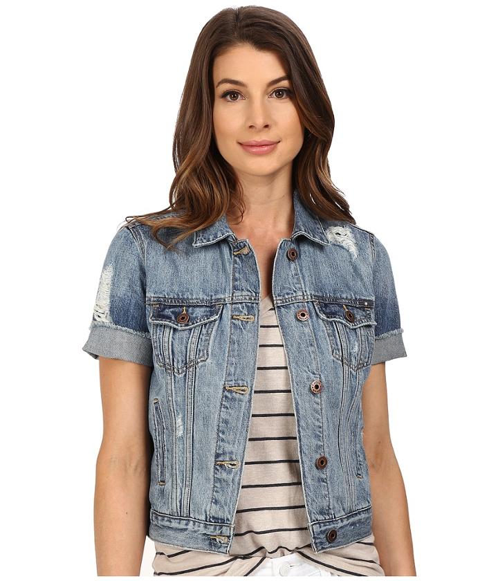 Lucky Brand - Short Sleeve Denim Trucker