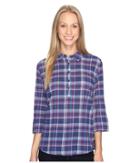 Royal Robbins - Oasis Plaid Popover Top