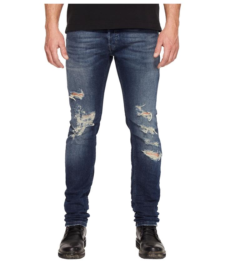 Just Cavalli - Super Slim Fit Destroyed Jeans