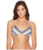 Rvca - Stripe Type Triangle Bikini Top
