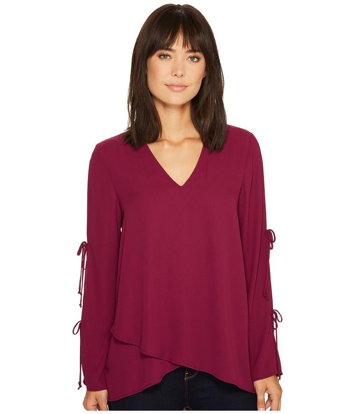 Karen Kane - Double Tie Wrap Top