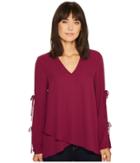 Karen Kane - Double Tie Wrap Top