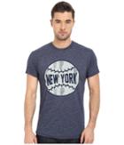 The Original Retro Brand - New York Basball Mocktwist Short Sleeve Tee