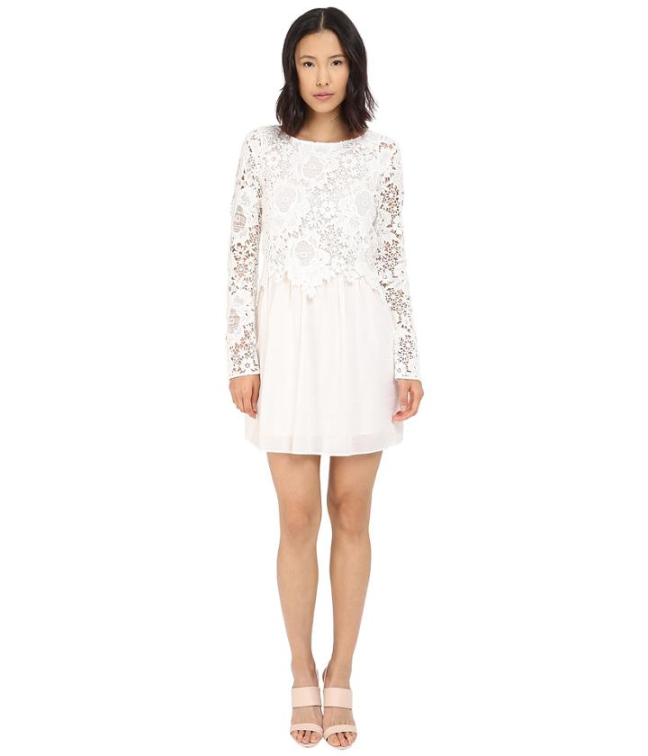 See By Chloe - Floral Lace And Cotton Dress