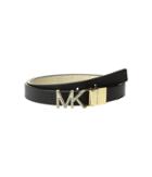 Michael Michael Kors - 20mm Smooth To Metallic Textured Reversible Belt