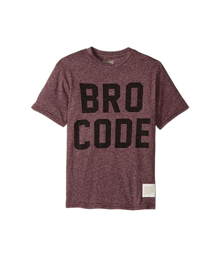 The Original Retro Brand Kids - Bro Code Short Sleeve Mock Twist Tee