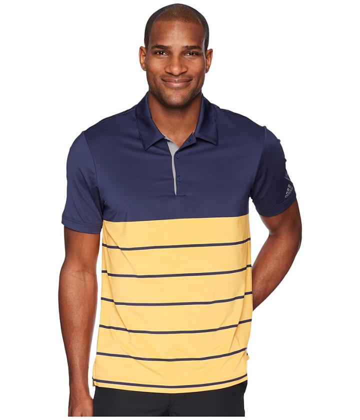 Adidas Golf - Ultimate Heather Stripe Polo
