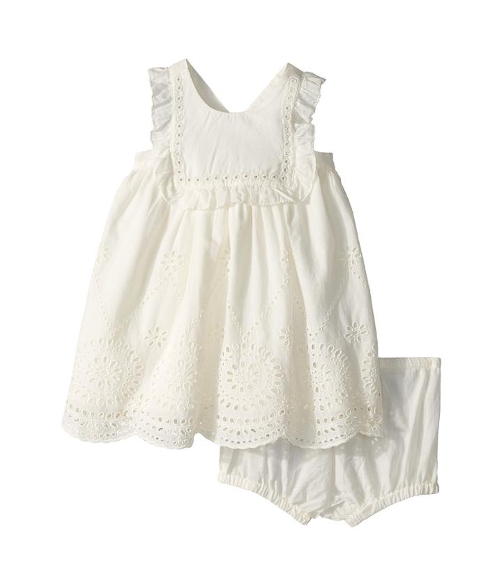 Stella Mccartney Kids - Henley Sleeveless Eyelet Dress