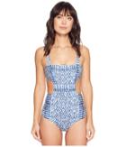 Mara Hoffman - Listello Cut Out Bandeau One-piece
