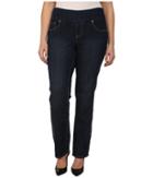 Jag Jeans Plus Size Plus Size Peri Pull-on Straight In Blue Shadow