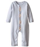 Burberry Kids - Check Trim Cotton Jumpsuit