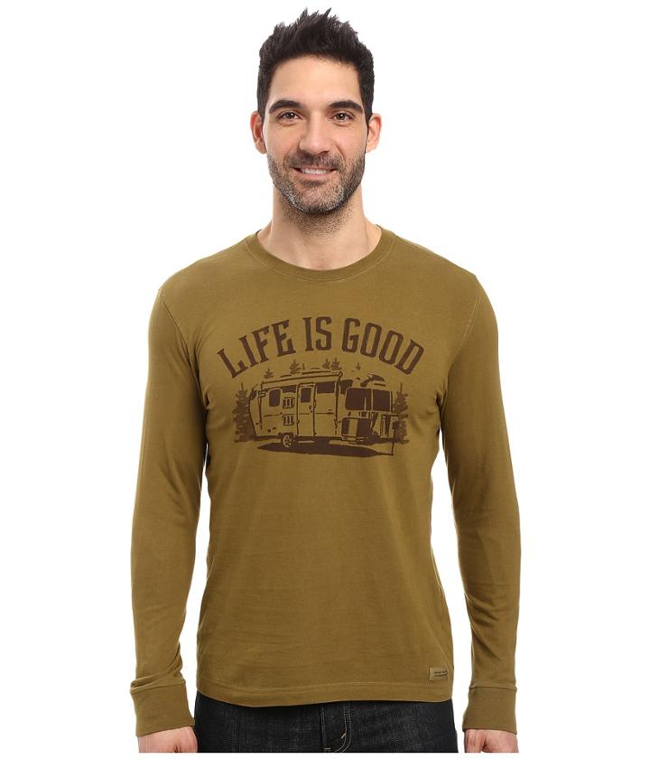 Life Is Good - Life Is Good Airstream Long Sleeve Crusher Tee