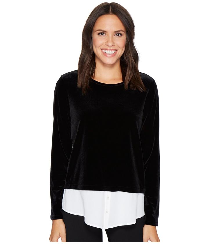 Calvin Klein - Velvet Twofer Top