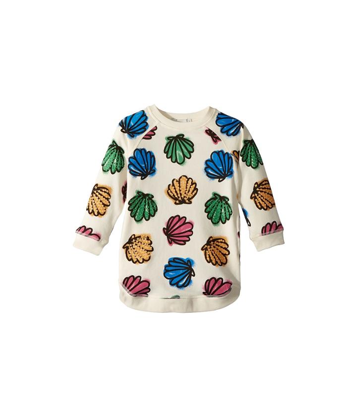 Stella Mccartney Kids - Sapphire Knit Dress W/ Colorful Seashell Print