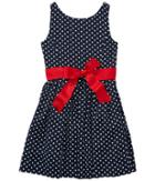 Polo Ralph Lauren Kids - Dotted Twill Button Back Dress