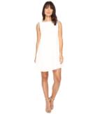 Aidan Mattox - Trapeze Crepe Cocktail Dress With Beaded Shoulder Detail