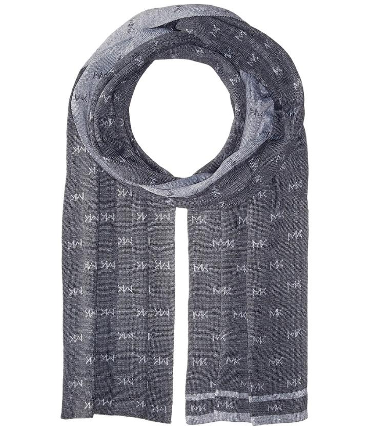 Michael Michael Kors - Reversible Mk Muffler With Edge Stripe