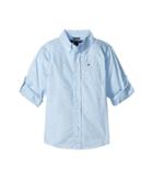 Tommy Hilfiger Kids - Micro Flags Printed Poplin Woven Shirt