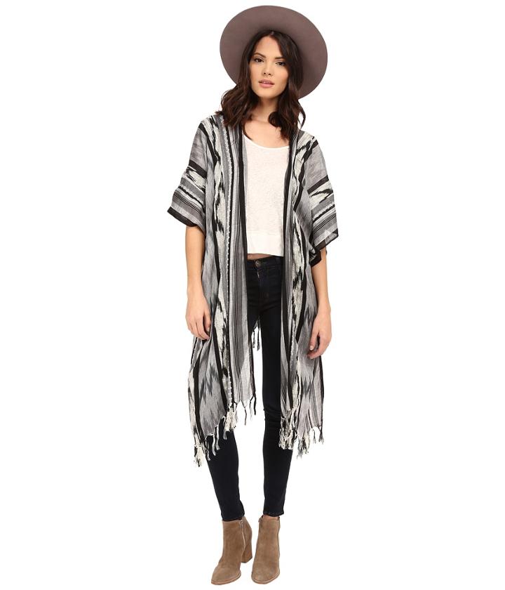 Steve Madden - Ikat Yarn Dye Bohemian Topper